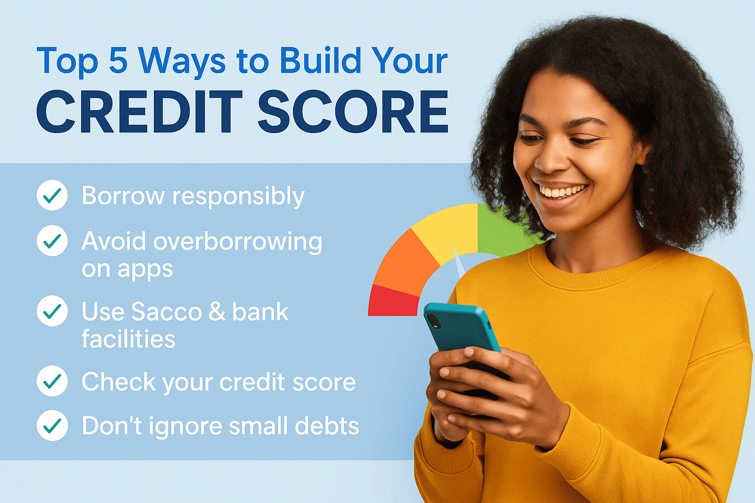Top 5 Ways to Build Your Credit Score in Kenya